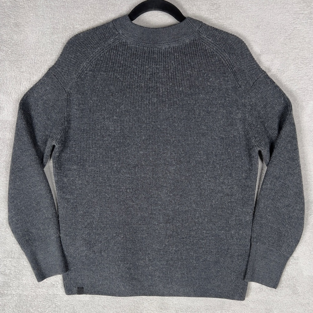 Lululemon Merino‎ Wool-Blend Ribbed Crewneck Sweater Women's 6 Heathered Gray - Picture 6 of 10